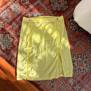 Rare! Vintage Prada Sport Zip-Front Nylon Women's Skirt